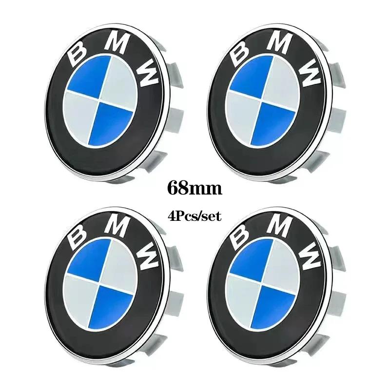 

56/68mm Auto Hub Caps For BMW 1 3 5 7 Series M M3 M5 M6 F01 F20 F10 X5 E36 Car Wheel Center Cover Hubcaps Decoration Accessories