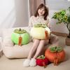 Simulated Persimmon Throw Pillow Plush Toy Doll Persimmon Ruyi Doll for Girls To Appease Rag Doll Birthday Gift