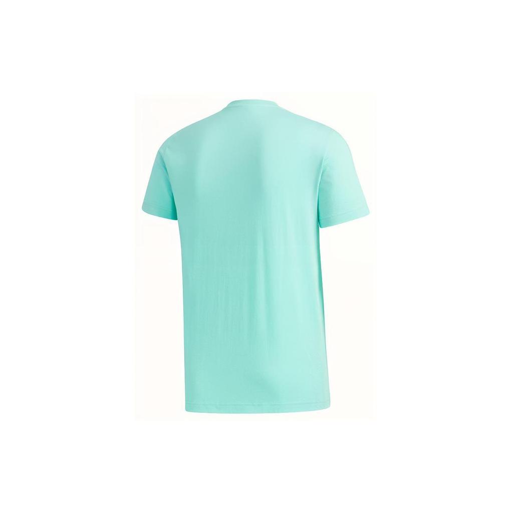 Adidas Neo T Shirts Men's Teal Crew Neck Moderate Straight Fit GK1553