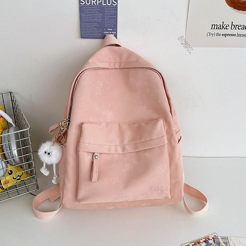 College Style Schoolbag for Women Japanese Large Capacity Backpack for Women College Students Casual Simple Rucksack