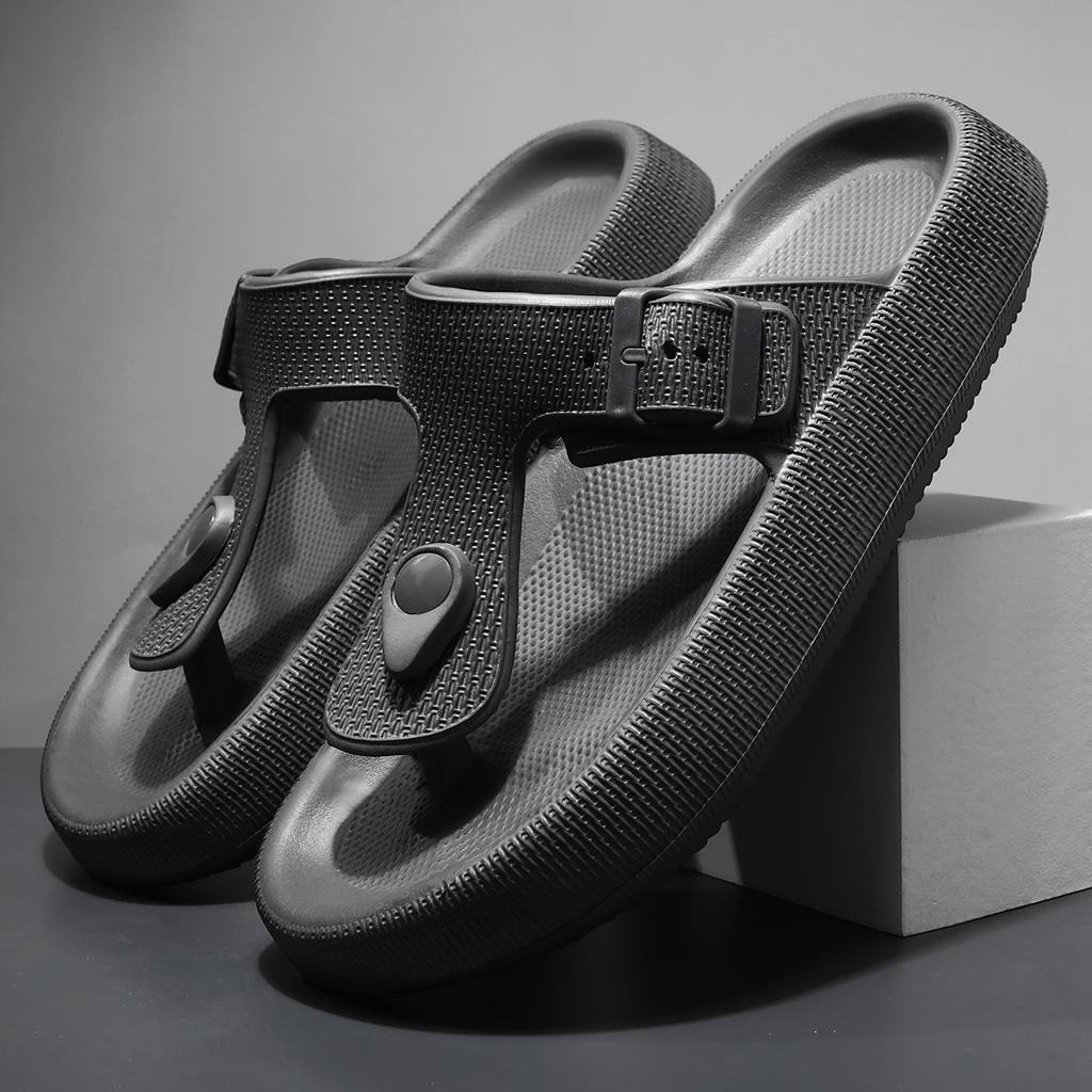 Módní žabky ležérní inovativní design boty muži měkká podrážka lehké domácí pantofle vysoce kvalitní exkluzivní značka nazouváky