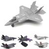 Die-cast Metal Fighter Aircraft Model with Pullback Mechanism—compatible with Air Force Military Cake Decor & Kids’ Play