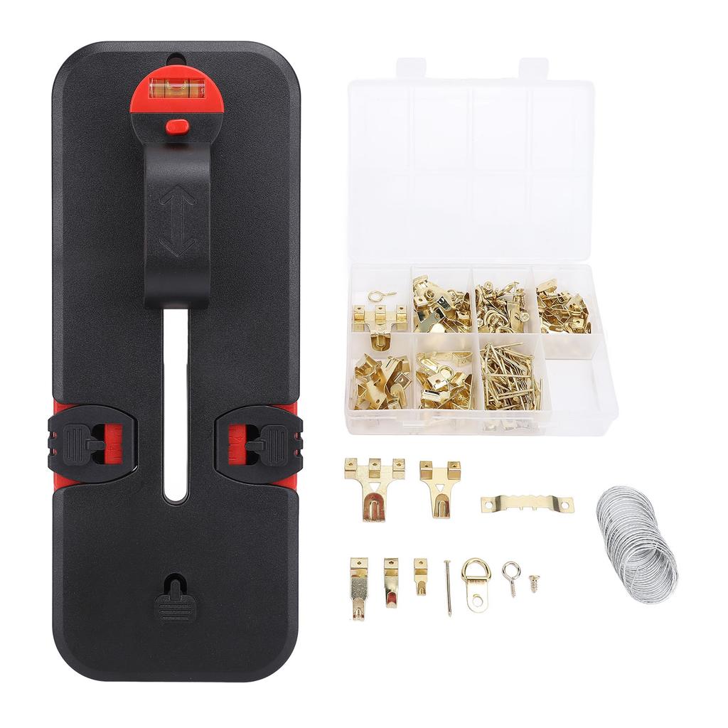 Picture Hanging Kit All In One Multifunction Wall Easy Frame Hanger with Leveling Tool Hardware