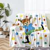 Decke mit Pippi Langstrumpf Motiv - Perfekt für Sofa, Bett, Reisen & Outdoor | Maschinenwaschbar, Gemütlich & Langlebig.