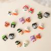 20 Pieces Halloween Resin Nail Charms Pumpkin Witch Skull Nail Art Decorations 3D Resin Nail Jewelry for Womens Girls