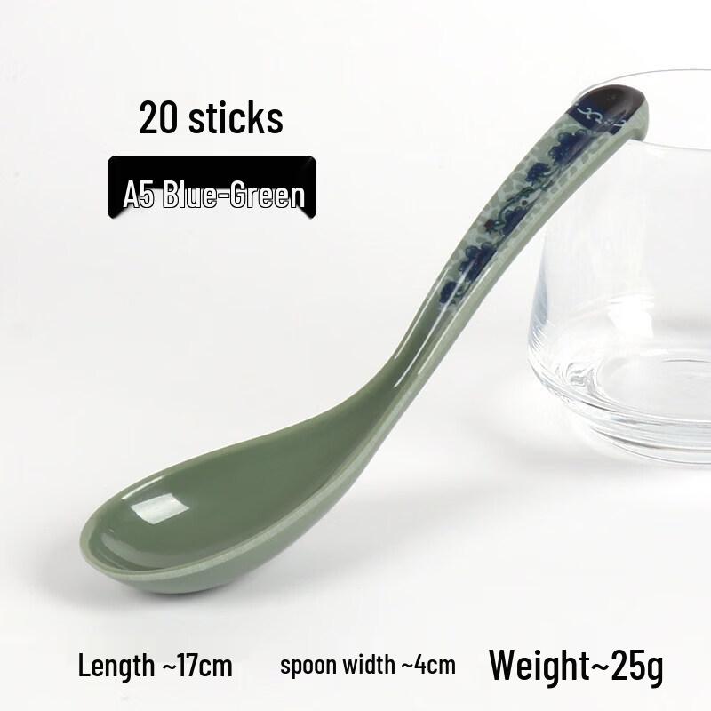 Qiwei Commercial Melamine Long-Handled Soup Spoon