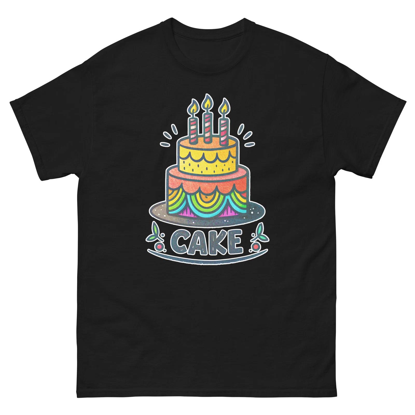 

Cake Party Supplies Items Birthday Event T-Shirt S