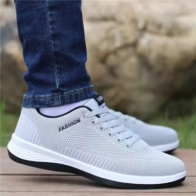 Men's Shoes New Summer Breathable Fly-woven Mesh Casual Versatile Youth Running Sports Trendy Shoes Deodorant
