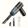 Portable 6000Pa Vacuum Cleaner, Rechargeable, Powerful for Home And Car, Dry And Wet Cleaning, Lightweight And Wireless Compact Design, Suitable for