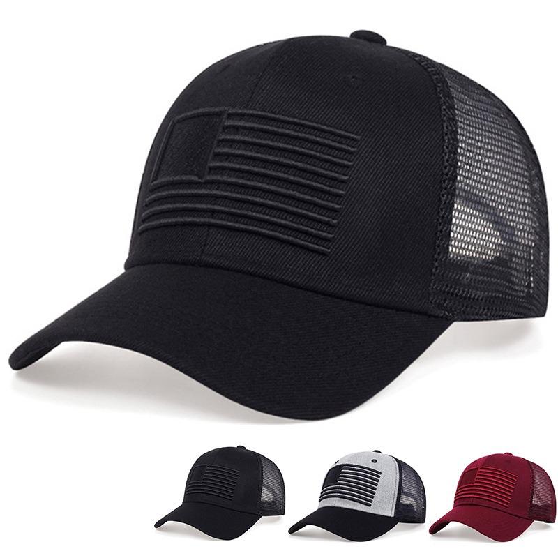 Spring and Summer Men's and Women's National Flags Embroidery Sun-proof Baseball Caps Men's and Women's Fashion Casual Caps