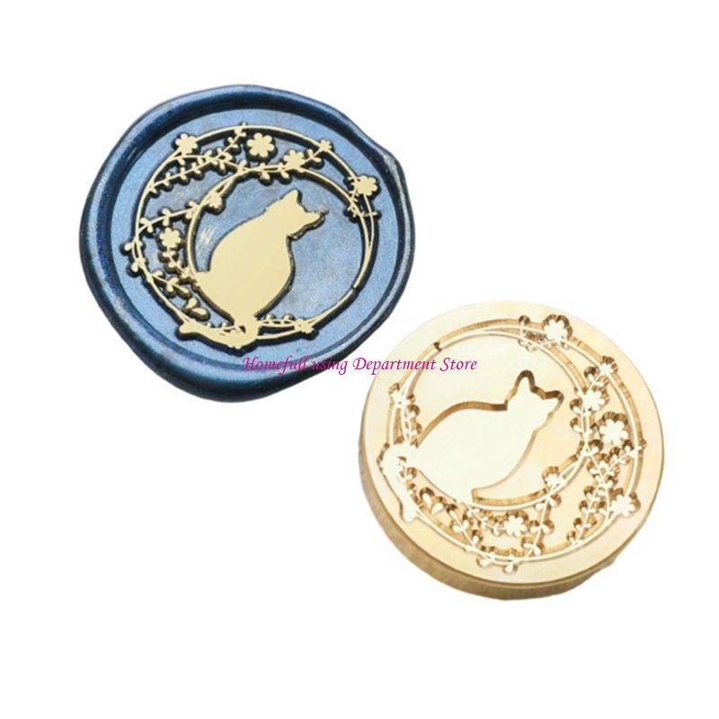 Animal Series Sealing Waxed Stamp Brass Head Butterfly Wax Seal Stamp for Envelope Wedding Invitation Decorations