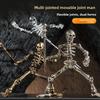 Medieval Skeleton Doll Robot Action Figure With Movable Joints Creative Poseable Mannequin Desktop Decor For Stress Relief Toy
