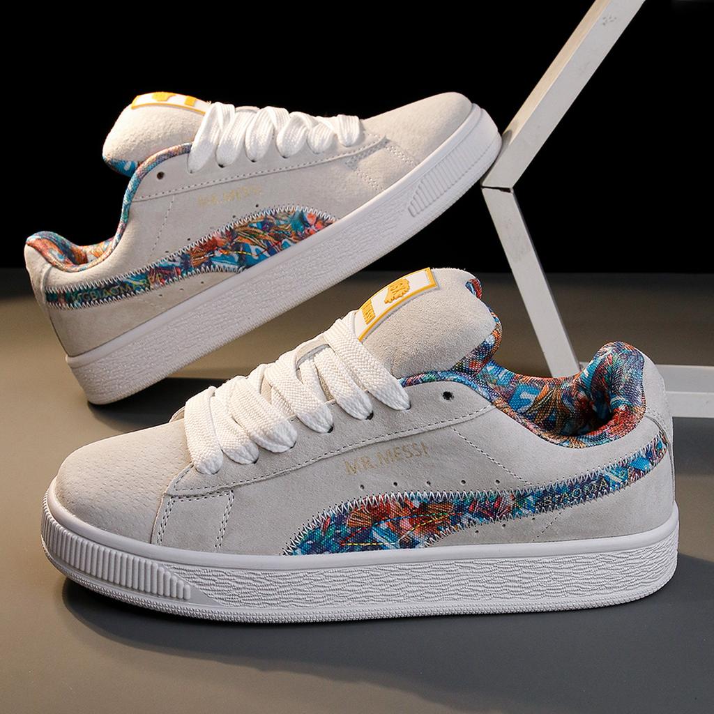 Scarpe Casual da Coppia Nuove Antiscivolo Resistenti all'Usura Suola Morbida Sneakers con Zeppa Moda Uomo Comode Scarpe Basse Donna
