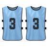 12 PCS Adults Soccer Pinnies Quick Drying Football Team Jerseys Sports Scrimmage Soccer Team