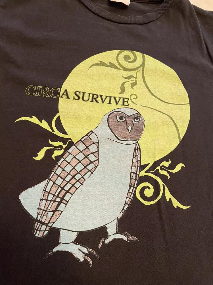 Reprinted Circa Survive Band Owl Gift For Fan T Shirt Full Size S-5XL Unisex T-Shirt XXL