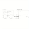 1 Pair of Sleek Cyberpunk Style Square Glasses - Comfortable PC Frame, TAC Lenses for Clear Vision, Perfect for Daily Wea