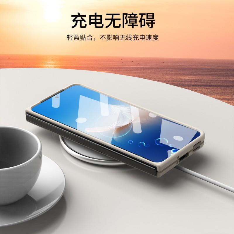 Ultra Slim Full Coverage Protective Case Honor Magic V2 Foldable Phone PC Hard Shell Anti-Slip Anti-Fingerprint Business Style