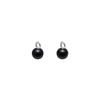 LEYIE ONYX BALL HOOPS