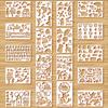 Plant and Animal Painting DIY Stencil - Flower Graffiti PET Template