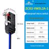 IP67 Waterproof Micro Switch, 5L1B/5L2A/5L3 Models, Straight Lever Roller, 1 NO/1 NC Limit Switch.