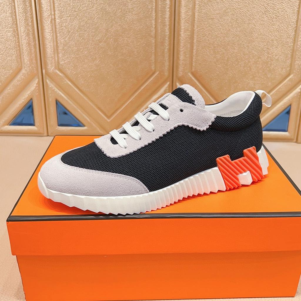 Casual Shoes Sports Lace-up Round Head Mesh Splicing Shoes Trendy Brand Breathable H Fashion Couple Board Shoes