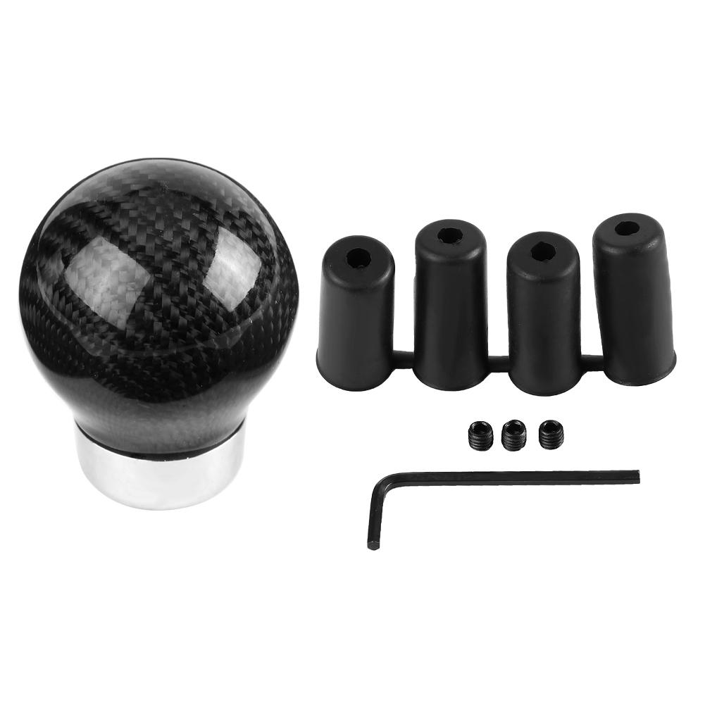 Car Modified Universal Gear Head   True Carbon Fiber Gear Shift Knob   Carbonized Gear Lever