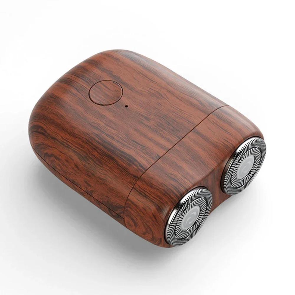 

Магнитная Электробритва Мини Бритва для Бороды Модная Дорожная Карманная Бритва для Мужского Бритья Лица коричневый