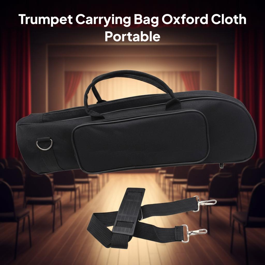 Profesionální obal na trubku Lehký a polstrovaný obal s vyhrazenými přihrádkami Snadné přenášení a plná ochrana pro hudebníky