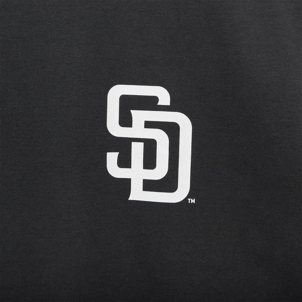 New Era SS24 MLB Letter Print Crew Neck Short Sleeve T-Shirt Unisex Tops Black Gray 14179139