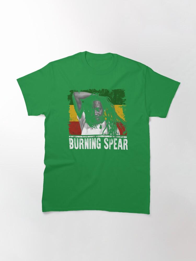Burning Spear Grafica Amore Arti Brucianti Lancia Cantante Giamaicano T-Shirt Classica