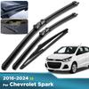 For Chevrolet Spark EV M400 2016-2024 2017 2018 Wiper Front & Rear Wiper Blades Windshield Windscreen Window Brushes 24"+14"+10