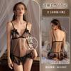 Sexy underwear lace sexy mesh summer perspective butterfly hollow suspender pure desire girl private house