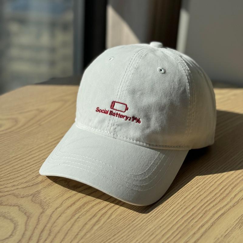 Cotton Embroidered Baseball Cap For Men Women Sunshade Sun Protection