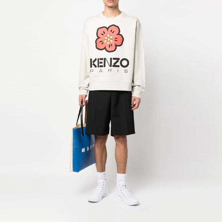 Kenzo Poppy Cotton Sweatshirt FD55SW4454ME-93