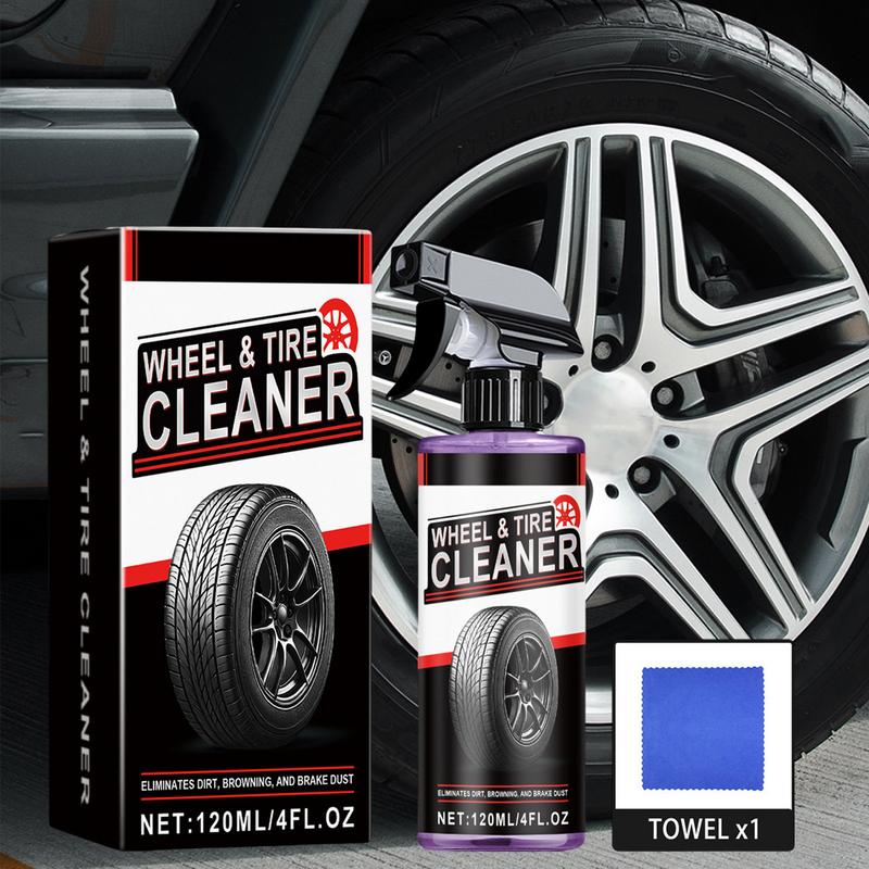 Car Wheel Rust Removal Cleaner 120ml Iron Rust Remover Iron Decontamination Spray Rust Stain Remover For Cars Derusting Spray