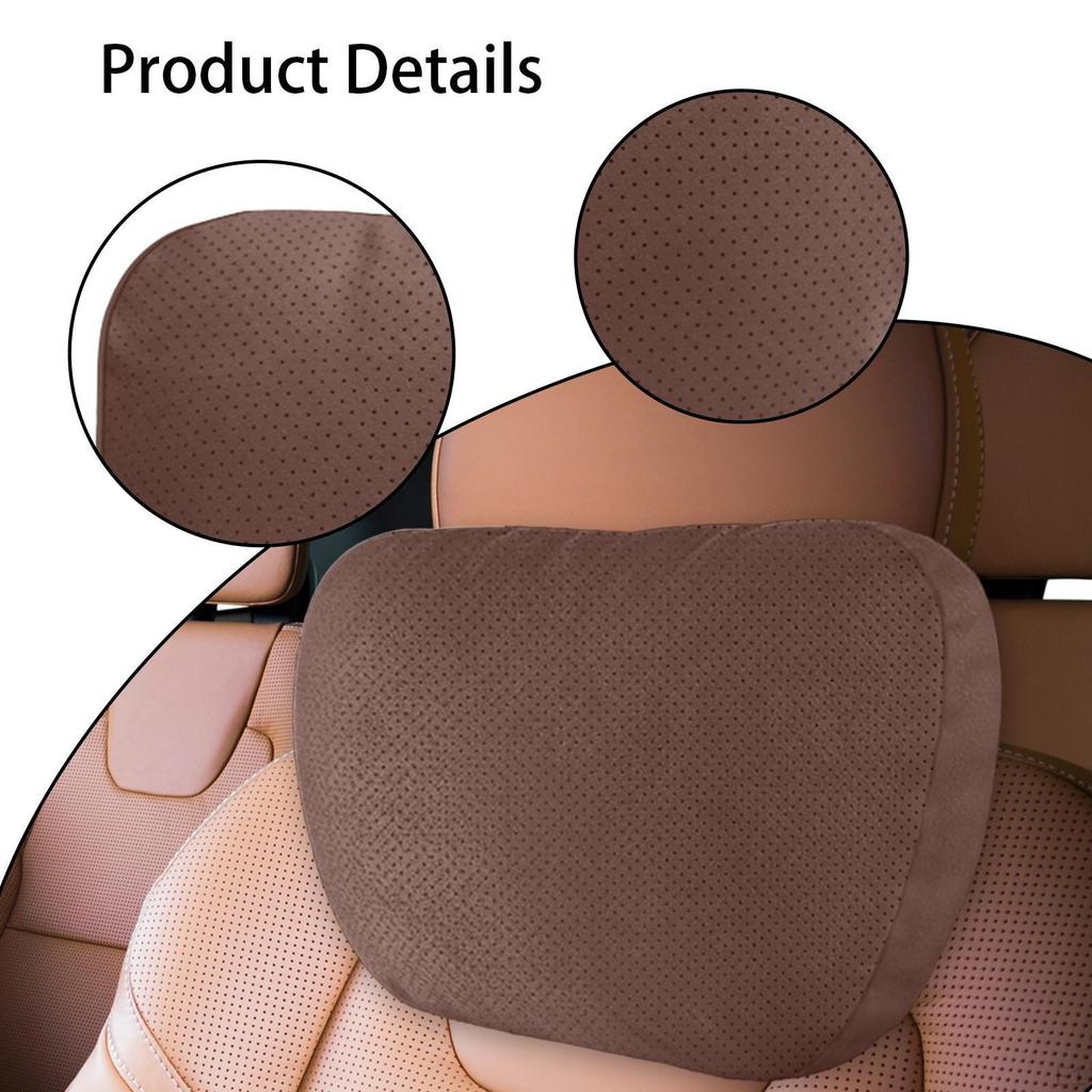 Car Headrest Neck Ergonomic Universal Comfortable Driving Travel Breathable Head Rest and