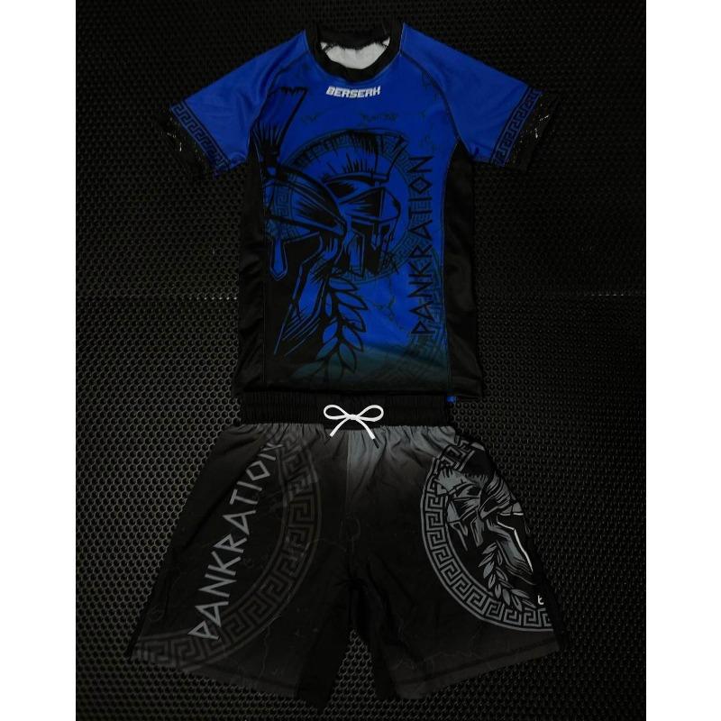 2026 New Spartan Fighting Style Sports Suit, Quick-drying and Wear-resistant, Short-sleeved T-shirt + Shorts, Unisex 2-piece Set