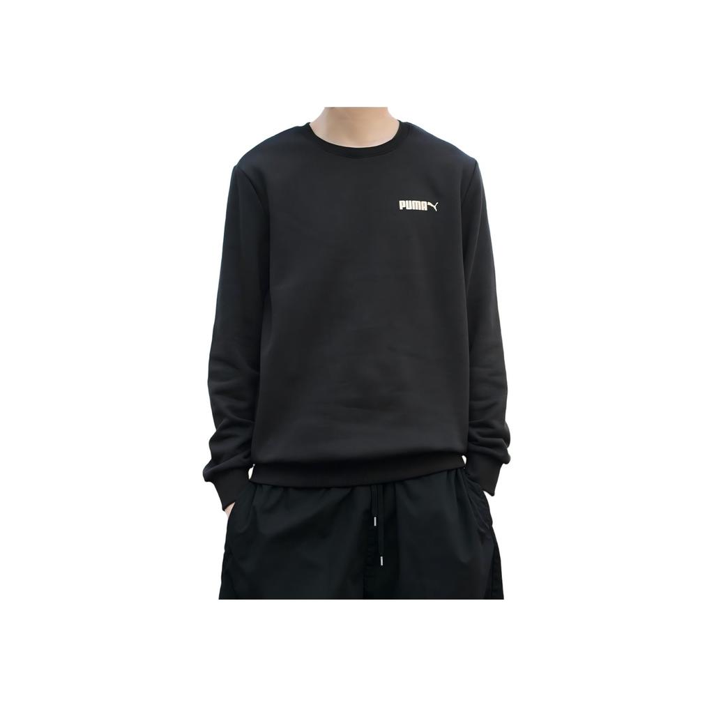 Puma FW25 Knitted Round Neck Fashion Sports Long Sleeve Sweatshirt Unisex sweatshirt 693711-01