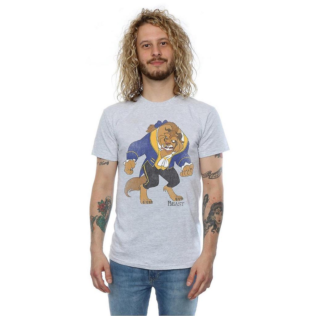 Beauty And The Beast Mens Beast Character Heather T-Shirt