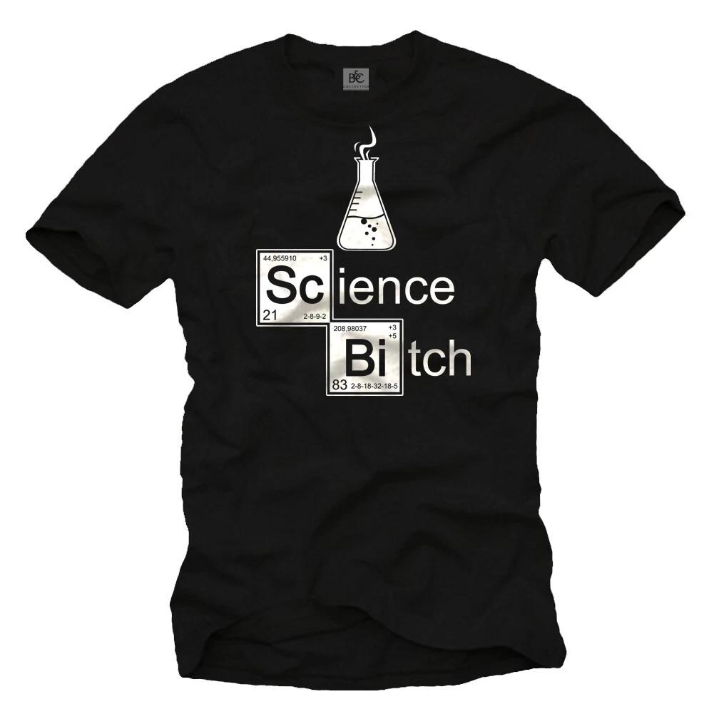 BAD HEISENBERG MEN S T-shirt WITH BREAKING SCIENCE BITCH - SHORTSLEEVE JESSE TEE L