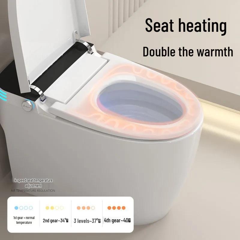 Smart One-Piece Automatic Toilet with Foam Shield, Instant Heating & Multifunctional Features for Hotel Use