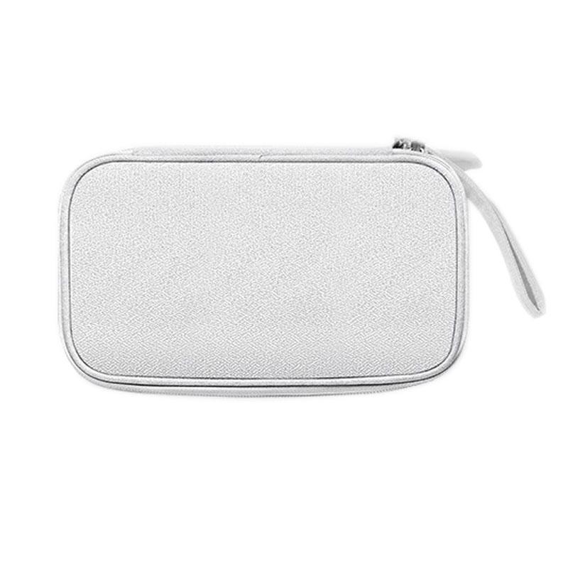 Geantă de călătorie multifuncțională cu suporturi pentru USB, cablu de date și încărcător pentru dispozitive mobile și hard disk-uri