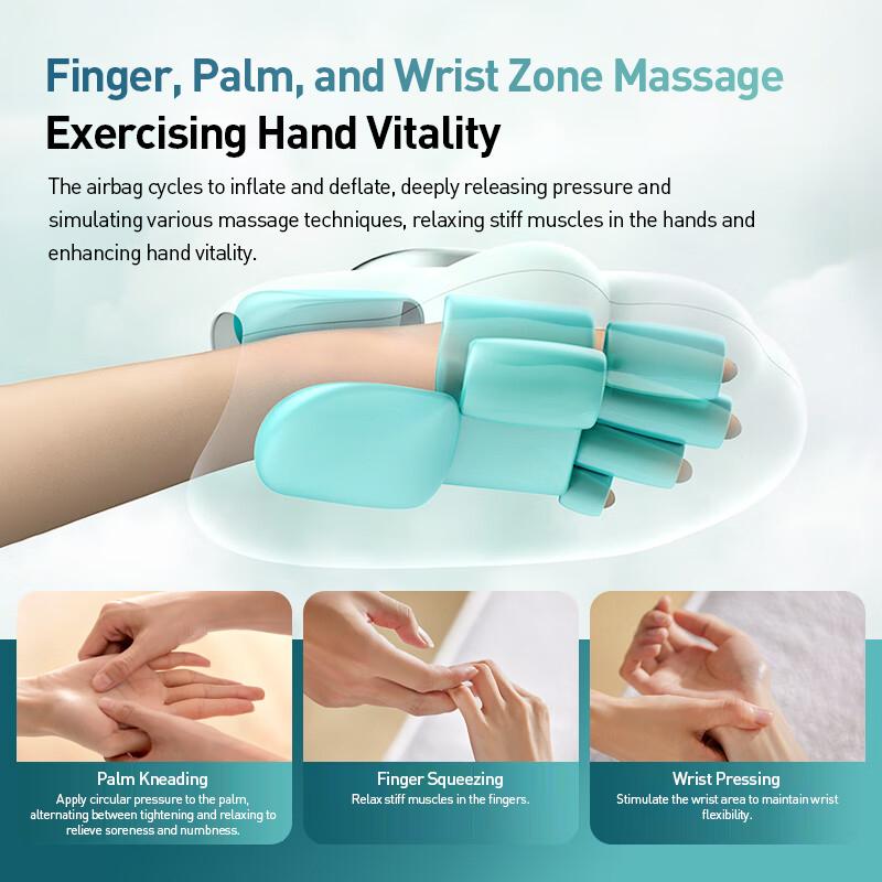 Philips Hand Massager TPU High Elastic Airbag Double-Layer Comfortable Wrap
