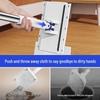Hands-Free Flat Mop with Auto Clip and Mini Towel