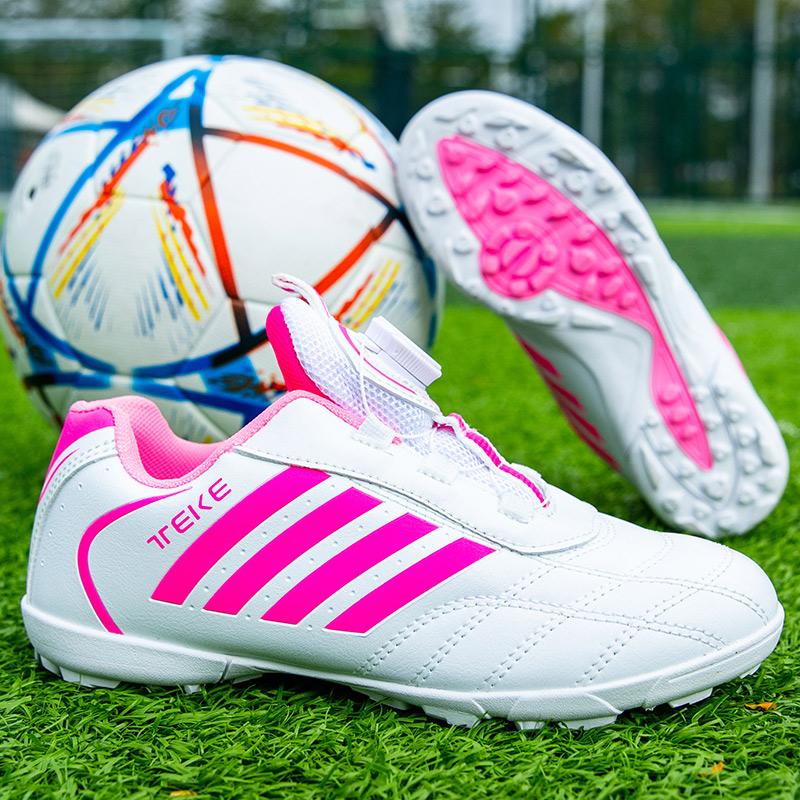 New Men Kids Soccer Shoes Boys Non-Slip Professional Football Boots Ultralight Training Shoes Match Cleats Grass Drop Shipping