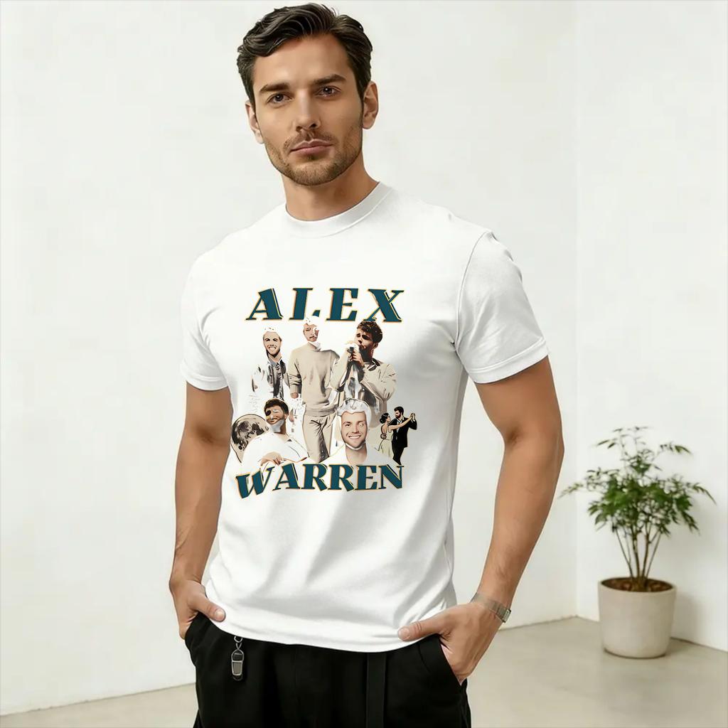 Unisexs Alex Warren Finding Friday on the Road Tour 2026 T Shirt Cotton Clothing Casual Short Sleeve Crew Neck Tee Shirt Plus Size