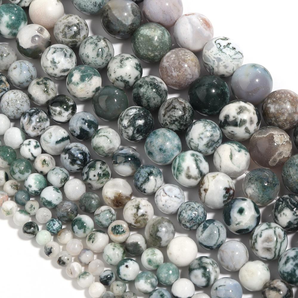 35-60pcs Natural Stone Beads Tiger Eye Amazonite Agates Angelite Quartz Lava Beads Loose Beads For Jewelry Making DIY Bracelet