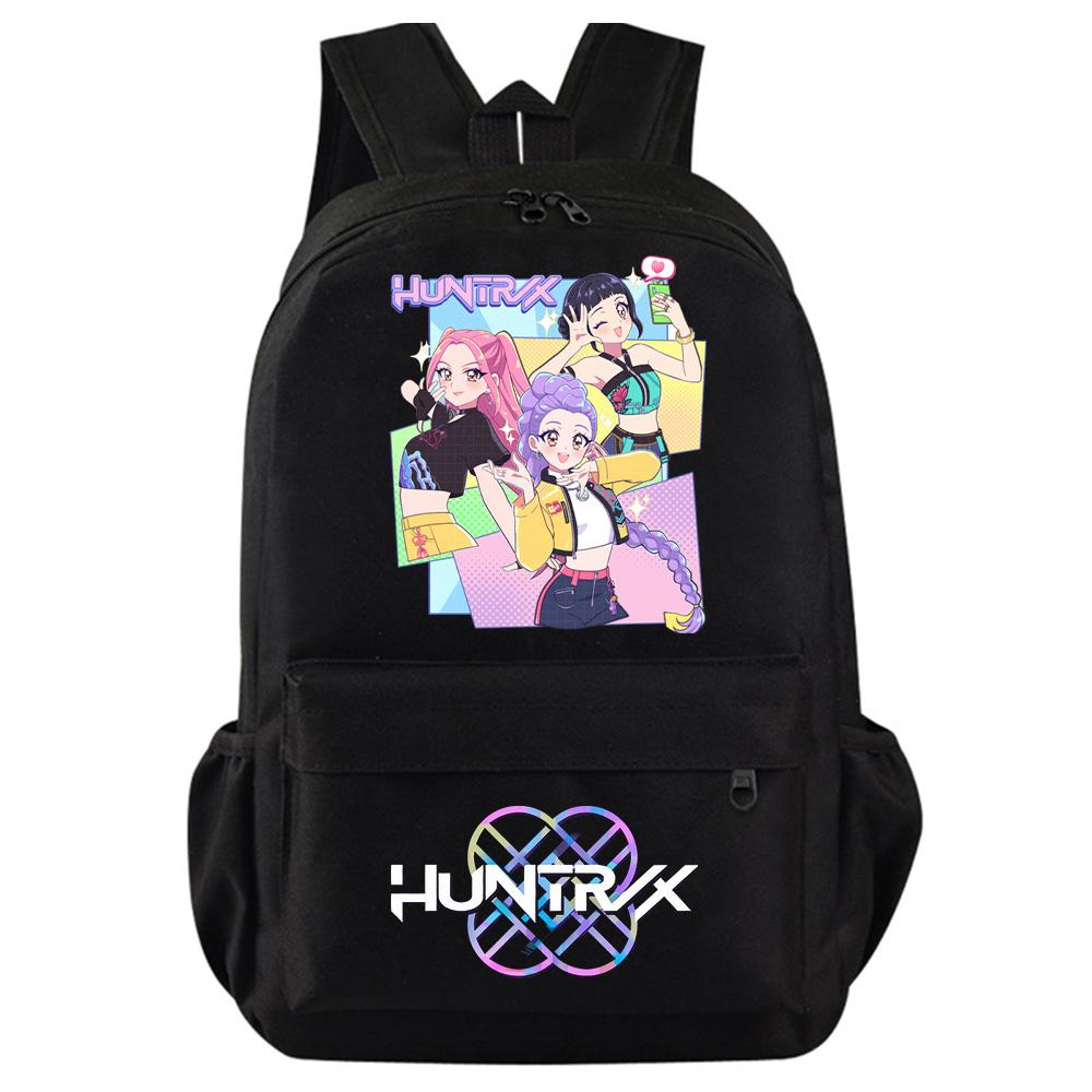 Kpop Dämonenjäger Bedruckter Rucksack für Teenager Studenten Mädchen Jungen Schultasche Schultasche Damen Große Kapazität Reisetasche Kindergeschenk Rucksack