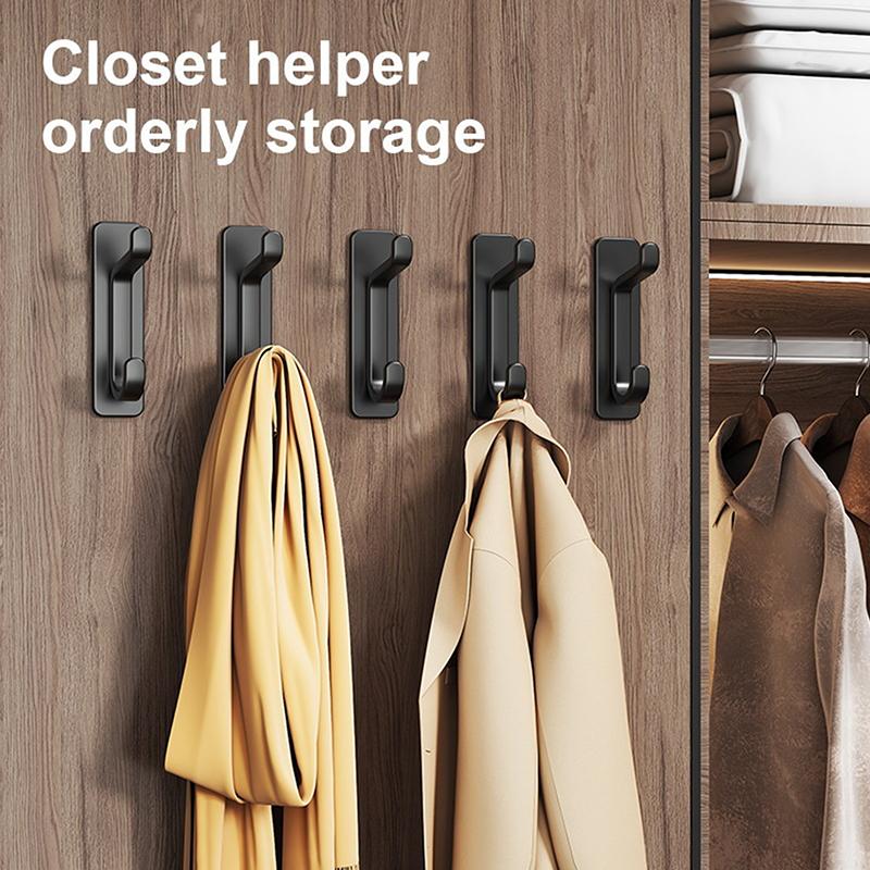 Multifunctional Hook Set, No Drilling Required, For Bedroom Storage, Bathroom, Kitchen, And Entryway Key Racks.