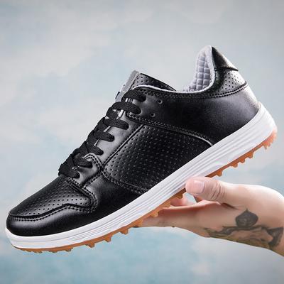 Breathable Leather Men Golf Shoes Non-slip Women Golf Shoes Rubber Sole Unisex Golf Wear Sneakers Comfortable Free Shipping